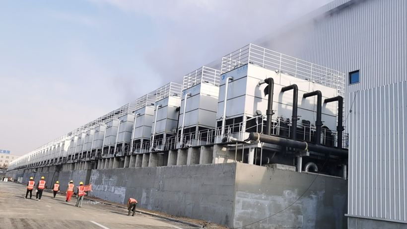 上海用户冷却塔现场